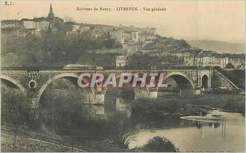 Ansichtskarte AK Environs de Nancy Liverdun Vue generale