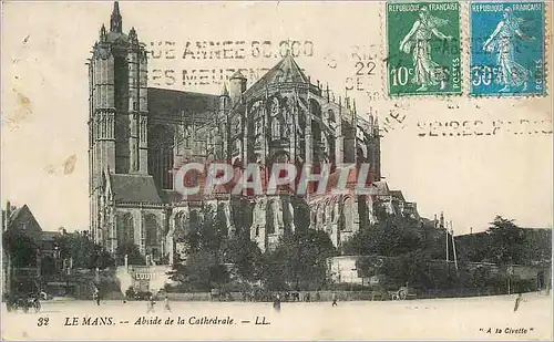 Cartes postales Le Mans Abside de la Cathedrale