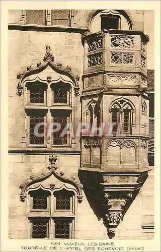 Ansichtskarte AK Luxeuil les Bains Tourelle de l Hotel des Echevins detail