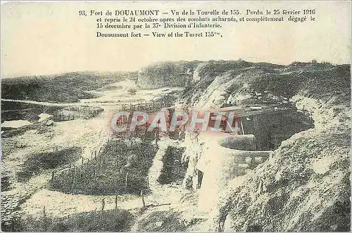 REPRO Fort de Douaumont Vu de la Tourelle Militaria
