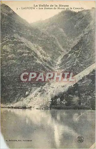 Cartes postales La Vallee de la Meuse Laifour Les Dames de Meuse et la Cascade