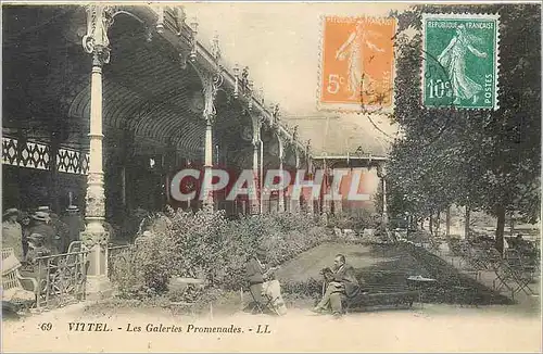 Cartes postales Vittel Les Galeries Promenades