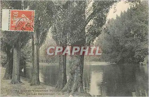 Cartes postales Le Bois Vincennes Pittoresque Le Lac Daumesnil