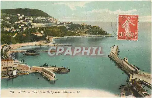 Cartes postales Nice L Entree du Port pris du Chateau