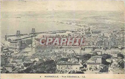 Cartes postales Marseille Vue generale