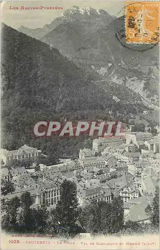 Ansichtskarte AK Les Hautes Pyrenees Cauterets La Ville Val de Cambasque et Monne