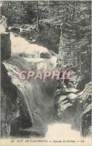 Cartes postales Env de Cauterets Cascade de Cerisey