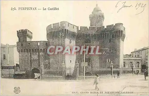 Cartes postales Perpignan Le Castillet