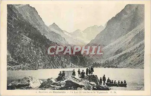 Ansichtskarte AK Environ de Cauterets Le Lac de Gaube et le Vignemule