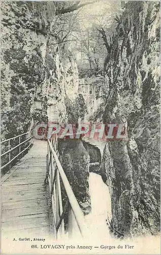 Ansichtskarte AK Lovagny pres Annecy Gorges du Fier