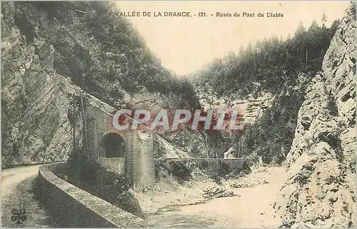 Cartes postales Vallee de la Drance Route du Pont du Diable
