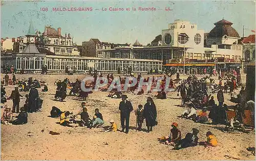 Cartes postales Malo les Bains Le Casino et la Rotonde
