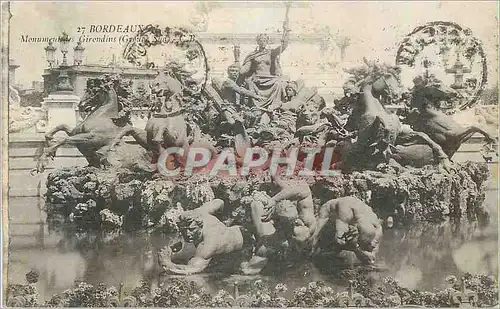 Cartes postales Bordeaux Monument Girendius