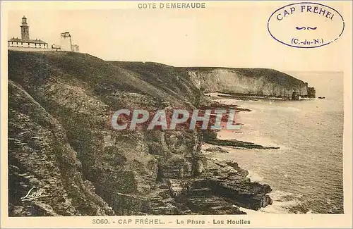 Cartes postales Cote d Emeraude Cap Frehel Le Phare Les Houlles