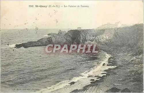 Ansichtskarte AK Saint Quay C du N Les Falaises de Fonteny