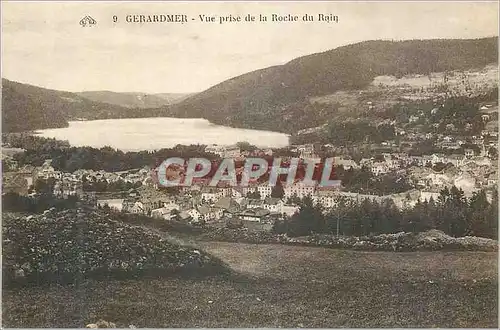 Ansichtskarte AK Gerardmer Vue prise de la Roche du Rain