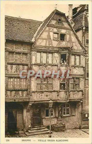 Ansichtskarte AK Saverne Vieille Maison Alsacienne