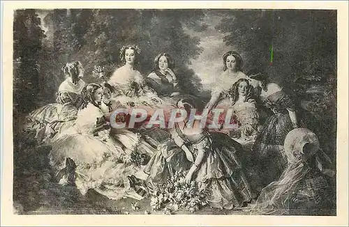 Cartes postales Chateau de Malmaison Winterhalter L Imperatrice Eugene et ses Dames d Honneur