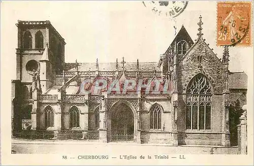 Ansichtskarte AK Cherbourg L Eglise de la Trinite