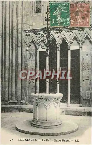 Ansichtskarte AK Coutances Le Puits Notre Dame