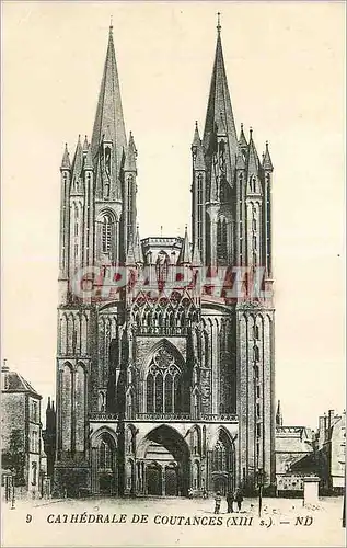 Cartes postales Cathedrale de Coutances xiii s