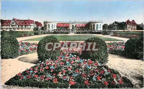 Cartes postales moderne Deauville Plage Fleurie Le Casino G Wybo architecte et les Jardins