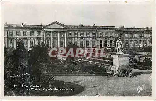 Cartes postales moderne Compiegne Le Chateau La Facade cote du Parc