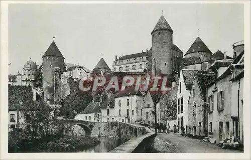 Cartes postales moderne Semur Le Pont Pinard et le Donjon