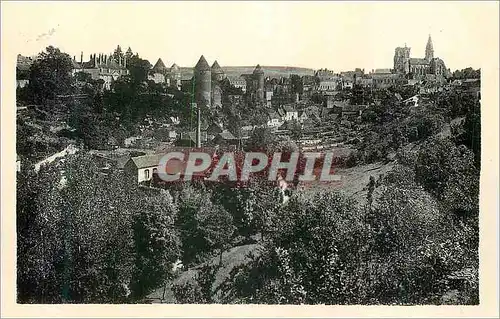 Cartes postales Semur Vue generale prise du Donjon