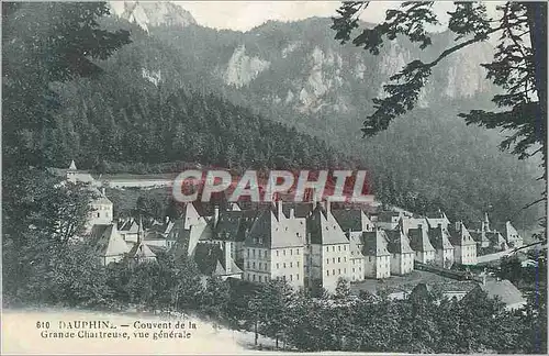 Cartes postales Dauphin Couvent de la Grande Chartreuse vue generale