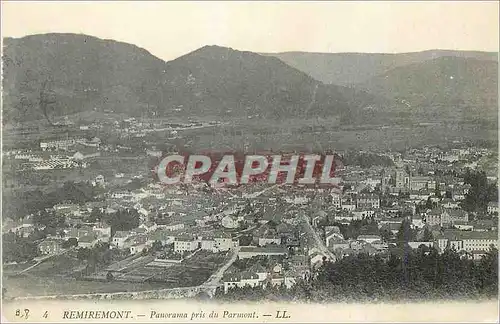 Cartes postales Remiremont Panorama pris du Parmont
