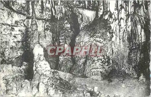 Cartes postales moderne Grottes d Arcy sur Cure Yonne Le Salon Gothique et le Cierge Pascal