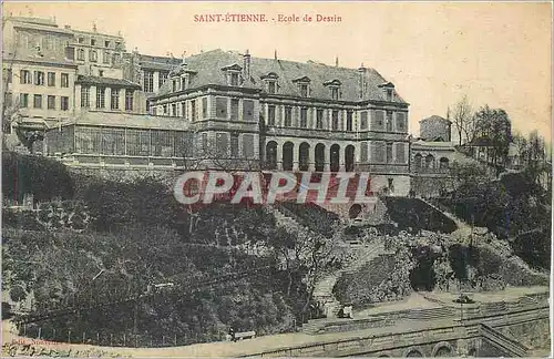 Cartes postales Saint Etienne Ecole de Dessin