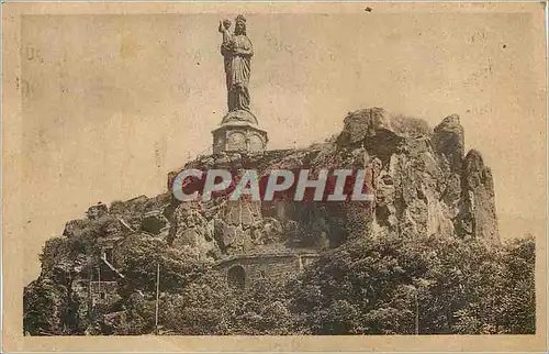 Ansichtskarte AK Le Puy La Statue colossale de Notre Dame de France d apres Bonassieux