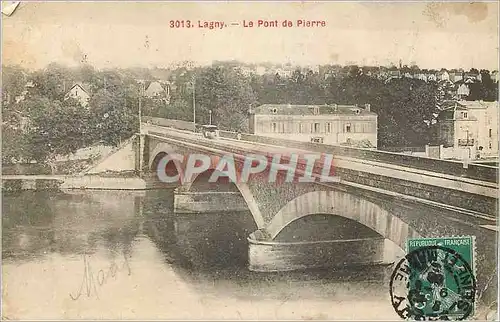 Cartes postales Lagny Le Pont de Pierre