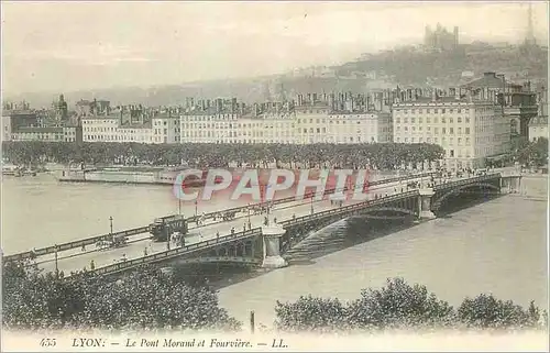 Ansichtskarte AK Lyon Le Pont Morand et Fourviere