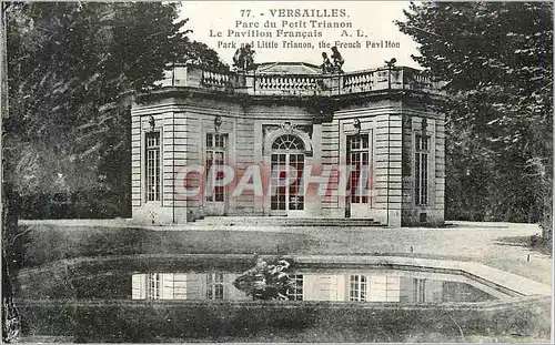 Ansichtskarte AK Versailles Parc du Petit Trianon Le Pavillon Francais