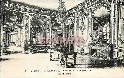 Cartes postales Palais de Versailles Cabinet du Conseil