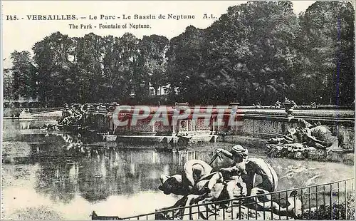 Cartes postales Versailles Le Parc de Neptune