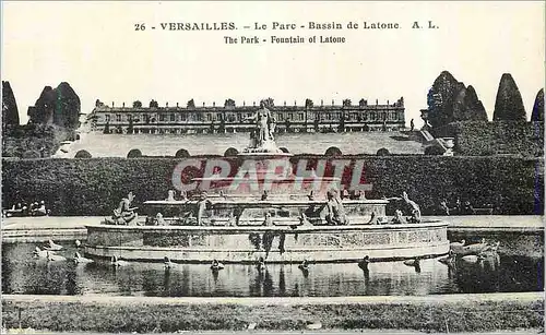 Cartes postales Versailles Le Parc Bassin de Latone