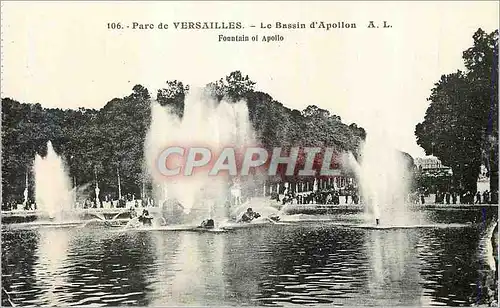 Ansichtskarte AK Parc de Versailles Le Bassin d Apollon