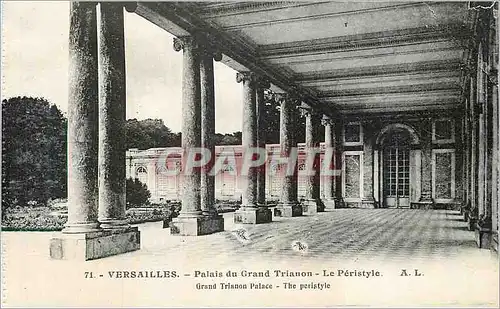 Ansichtskarte AK Versailles Palais du Grand Trianon Le Peristyle