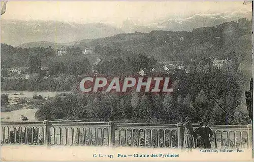 Cartes postales Pau Chaine des Pyrenees