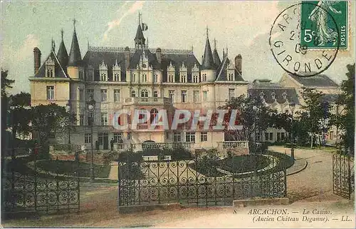 Ansichtskarte AK Arcachon Le Casino Ancien Chateau Deganne