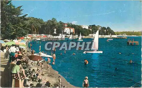 Cartes postales moderne Juan Les Pins Le bord de mer