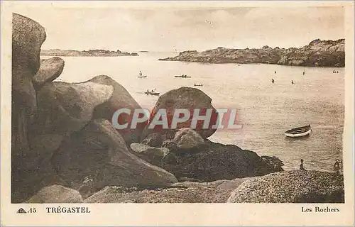 Cartes postales Tregastel Les Rochers
