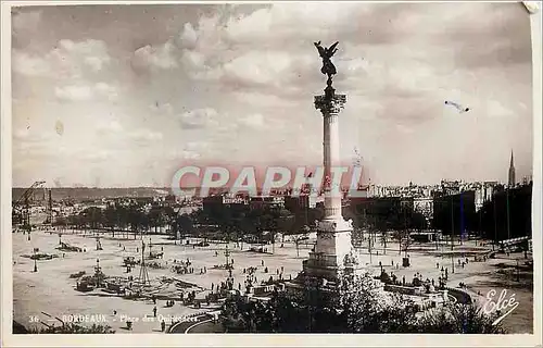 Moderne Karte Bordeaux Place des Quinconces