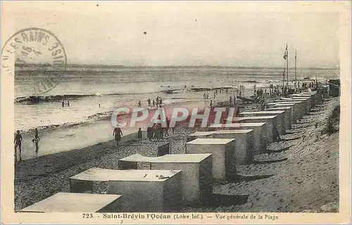 Cartes postales Saint Brevin L Ocean Loire Inf Vue generale de la Plage