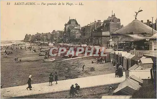 Cartes postales Saint Aubin Vue generale de la Plage