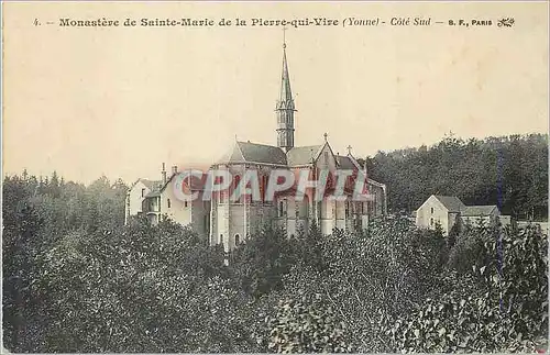Cartes postales Monastere de Sainte Marie de la Pierre qui Vive Yonne Cote Sud